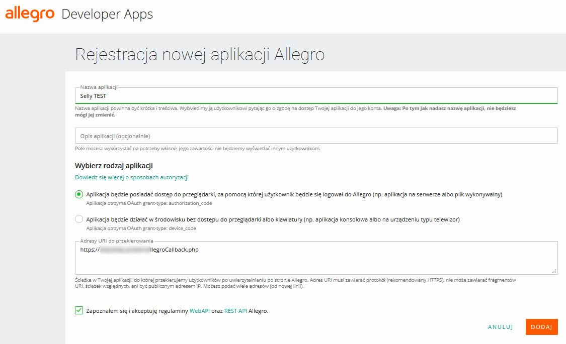 Integracja z Allegro