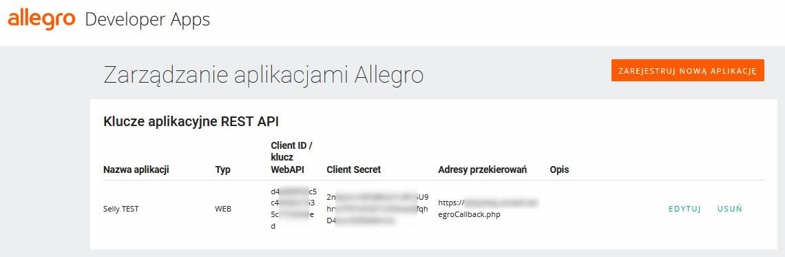 Integracja z Allegro