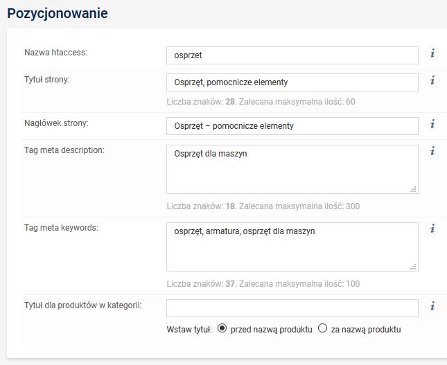 SEO Multisklep