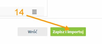 Zapisz i importuj