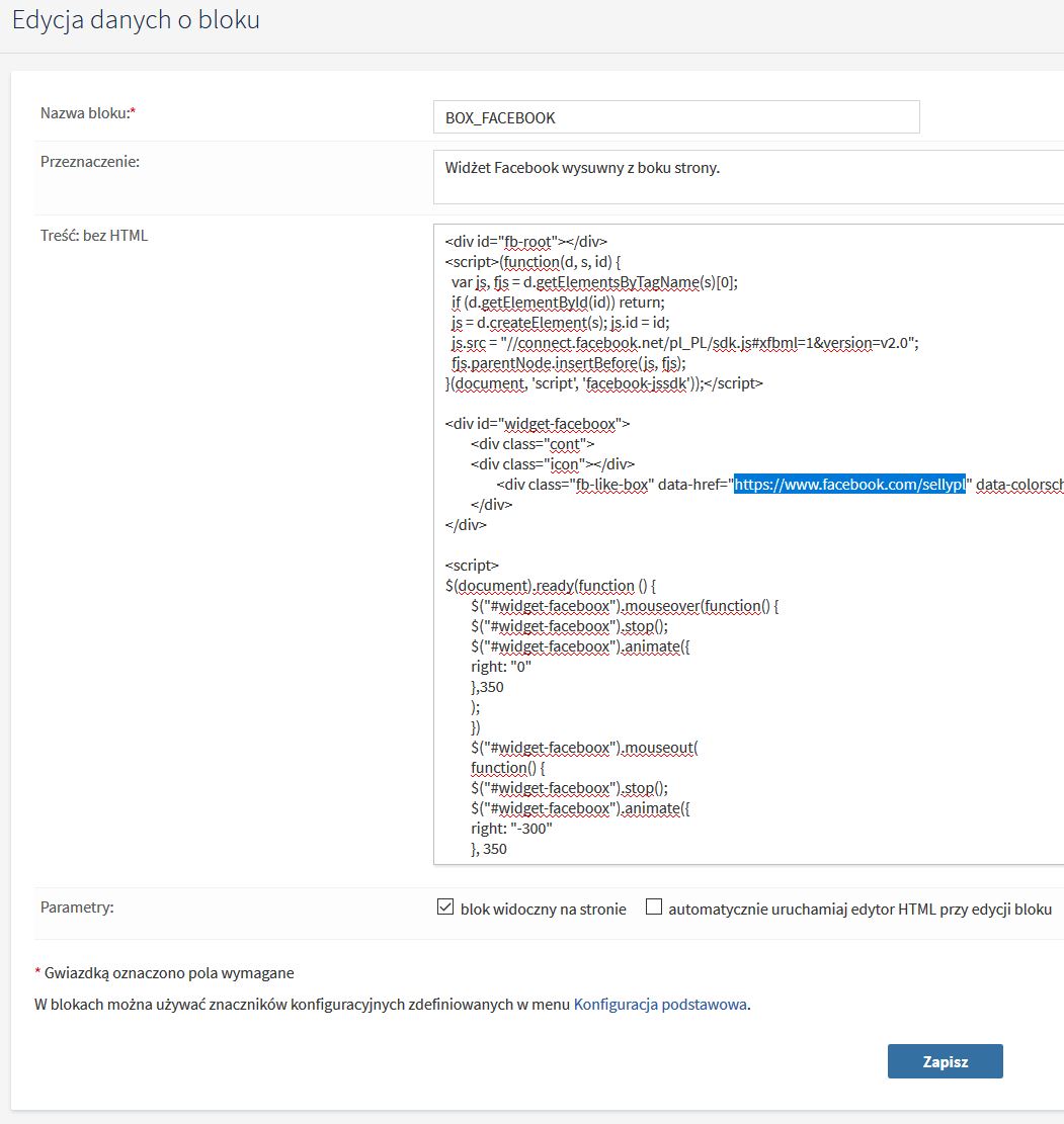 Fanpage na facebooku