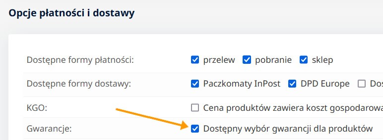 Konfiguracja kategorii
