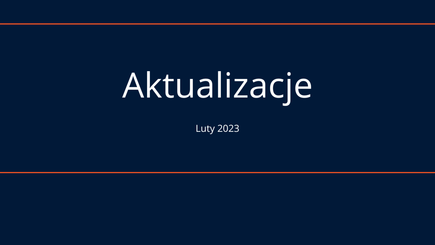 Aktualizacje Selly 2023