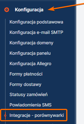 Integracje - porównywarki
