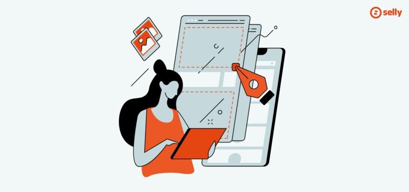 Korzyści z optymalizacji mobilnej. Dziewczyna skalująca stronę internetową na telefon.