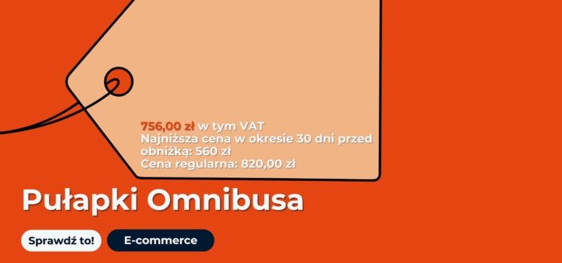 Pułapki Omnibusa - grafika wyróżniająca platforma Selly - wpis jak komunikować najniższą cenę