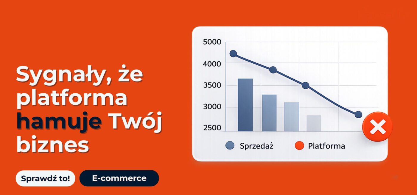 Problemy z platformą sklepu - wpis diagnozujący Selly - wykres spadku sprzedaży spowodowanego źle działającą platformą